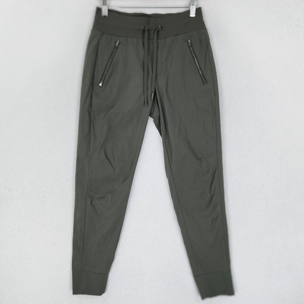 Athleta Pants Womens 0 Green Trekkie North Joggers Athletic Mid Rise Pull On